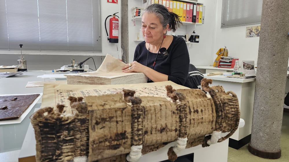 Veronica Ojeda, a la cabeza de un equipo que vuelca su pasión en preservar la historia